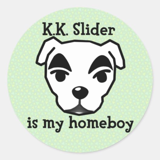 K.K. Slider is my homeboy sticker (Voorkant)