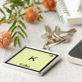 K - Kafka Funny Chemistry Element Symbol T-Shirt Sleutelhanger (Zijkant)