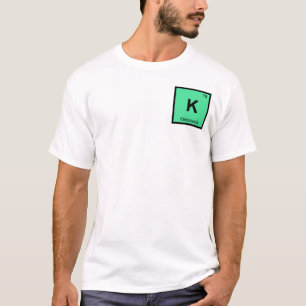 K - Kennewick Washington Scheikunde Periodiek Syst T-shirt