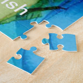 K - Kiwi Fish alphabet art puzzel Legpuzzel (Zijkant)