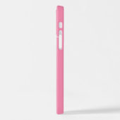 K Monogram Aangepaste roze iPhone Case iPhone Hoesje (Linkerkant)