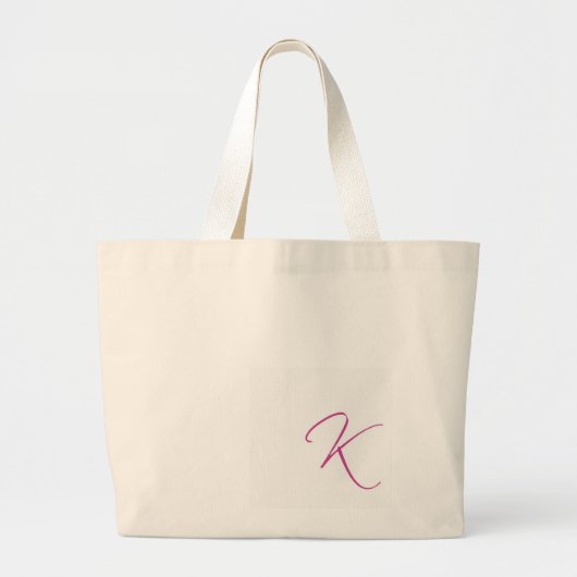"K" Monogram Bag Grote Tote Bag (Voorkant)