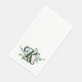 K Monogram Botanische Floral Guest Towels Servet (Hoek)