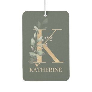 K Monogram Floral Specialized Air Freshener Luchtverfrisser