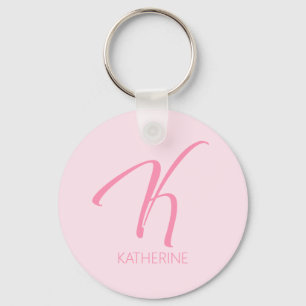 K Monogram op maat Sleutelhanger