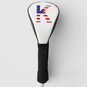 K Monogram overlay op USA Flag dcnt Golfheadcover