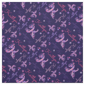 K monogramme et nom personnalisé tissu Kaitlyn (Échantillon)