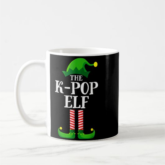 K-p Elf Matching Family Group Christmas Party Pyja Koffiemok (Links)