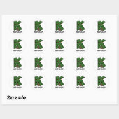 K-poop Funny K-pop Poo Pun Ronde Sticker (Vel)