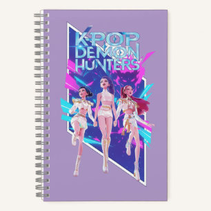 K-Pop Anime Idol Groep Spiraalschrift Notitieboek