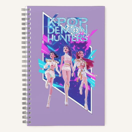 K-Pop Anime Idol Group Spiral Notebook Notitieboek (Voorkant)