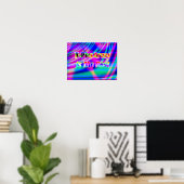 K-Pop Art Poster (Thuiskantoor)