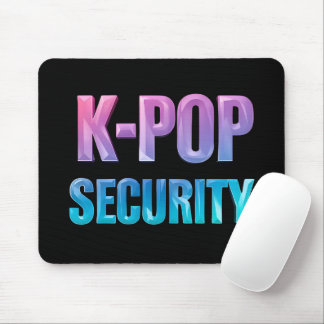 K-Pop Beveiliging Koreaanse Popmuziekconcert Muismat