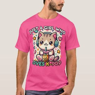 K Pop Cadeaus voor Tiener Meisje Kawaii Kpop Kitte T-shirt
