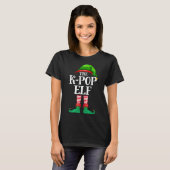 K-Pop Elf Matching Family Kerstparty Pajama T-shirt (Voorkant volledig)