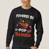 K-pop en Ramen verslaafd aan Kawaii Noodles Kpop Trui (Voorkant)