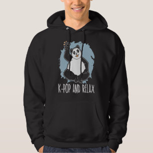 K Pop en Relax Panda Korean Pop Music South Kore Hoodie