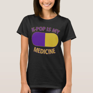 K-Pop est mon T-shirt féminin de médecine