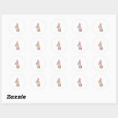 K-Pop Finger Heart - Cute Pink Aesthetic Sticker (Feuille)