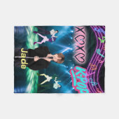 K-Pop Fleece Deken (Voorkant (Horizontaal))