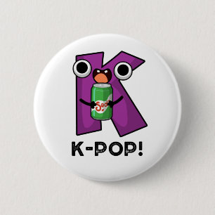 K-Pop Funny Music Soda Pop Pun Ronde Button 5,7 Cm
