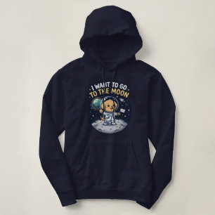 K-Pop Ik Wil Naar De Maan Zwerfhond Hoodie