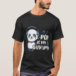 K-Pop is mijn Therapie K-Pop Panda NS Panda Kpop Q T-shirt