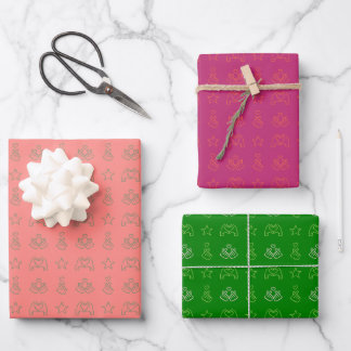 K-Pop Kerstcollectie Inpakpapier Vel