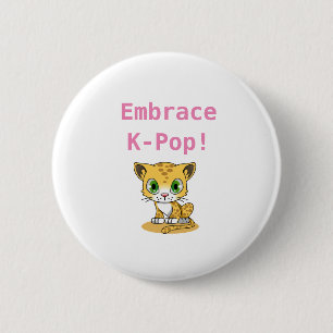 K-Pop knop Ronde Button 5,7 Cm