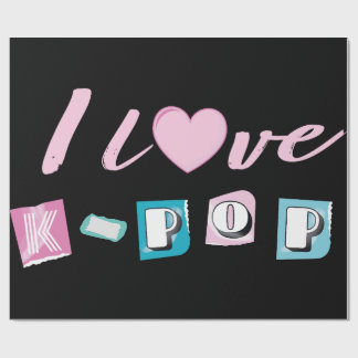 K-pop liefhebber Koreaanse muziek fan black pink b Cadeaupapier
