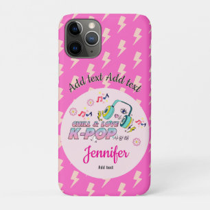 K-Pop Music Star Koreaans Thema Verjaardag Meisje iPhone 11 Pro Hoesje