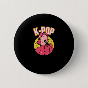 K-Pop Muziek Ronde Button 5,7 Cm