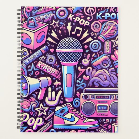 K-pop-Notitieboek Planner (Voorkant)