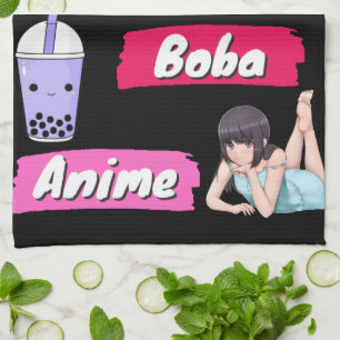 K-Pop, Ramen, Boba en Anime Pop Culture Fan Theedoek
