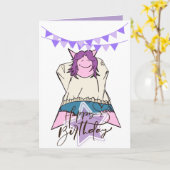 K-pop Verjaardag Kaart (Gele Bloem)