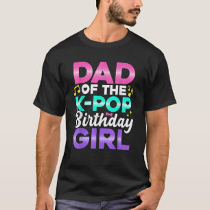 K-Pop-verjaardagsmeisje T-shirt voor de koele muzi