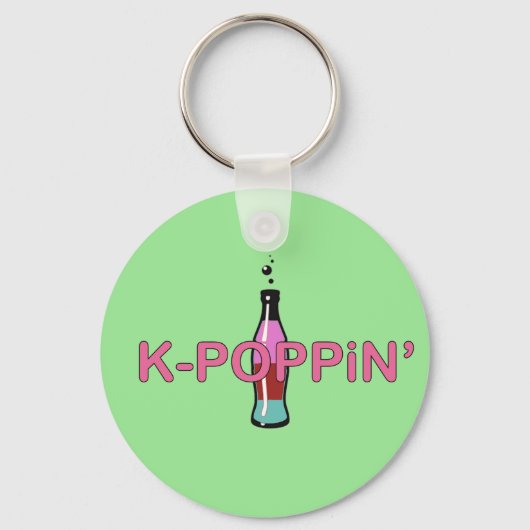 K-Poppin' Green Sleutelhanger (Voorkant)