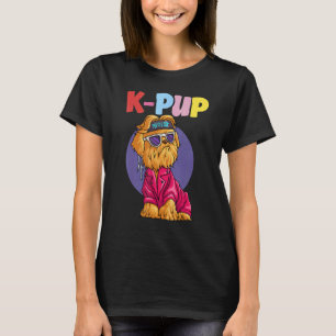 K PUP Dog Korean K9 Pupstar voor K pop & Dog T-shirt