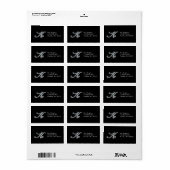 K Script "Diamond Bling"-label Etiket (Full Sheet)
