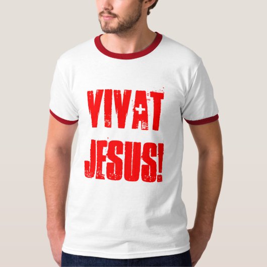 K T-shirt de C de "Vivat Jésus" (Devant)