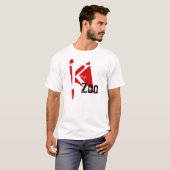 K Zoo Kalamazoo RED MARK DESIGN T-Shirt NICKNAME (Voorkant volledig)