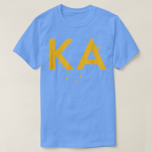 KA - Alaska Three Part Combo Design - Alaskan Flag T-shirt (Design voorkant)