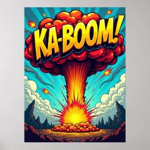 KA-BOEM! Pop Art Explosion Poster
