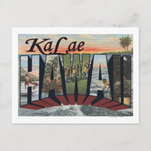 Ka Lae, HawaiiLarge Letter ScenesKa Lae, HI Briefkaart