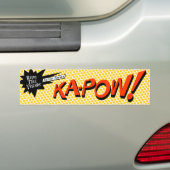 KA-POW ! autocollant (En voiture)