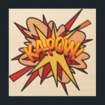 KA-POW Fun Retro Comic Book Pop art<br><div class="desc">Un design amusant,  cool et tendance rétro de bande dessinée pop art inspiré de l'art qui met le wham,  zap,  pow dans votre journée. Le cadeau parfait pour les super-héros,  vos amis,  votre famille ou comme un régal pour vous-même. Conçu par ComicBookPop© à l'adresse www.zazzle.com/comicbookpop*</div>