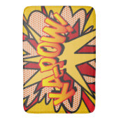 KA-POW Fun Retro Comic Book Pop Art Badmat (Voorkant Verticaal)