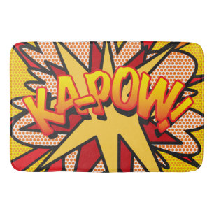 KA-POW Leuke Retro Stripboek Pop Art Badmat