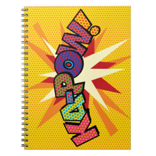 KA-POW Leuke Retro Stripboek Pop Art Notitieboek