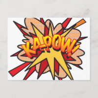 KA-POW Pret Retro Stripboek Pop Art